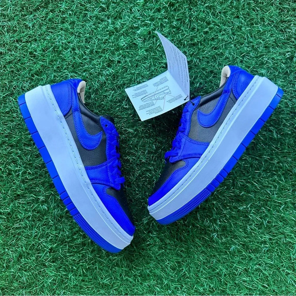 Nike Air Jordan 1 Elevate Low Black / Hyper Royal - Picture 5 of 9